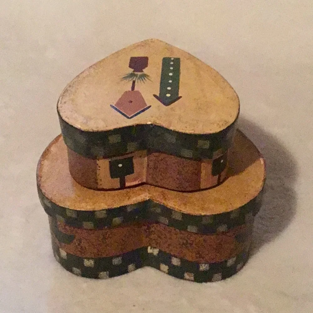 Farmhouse Country Home Decor Nesting Trinket Boxes